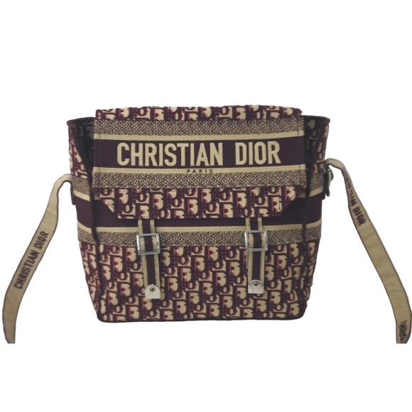 Dior Oblique   Christian Messenger Bag Camp Red - Picture 1 of 9